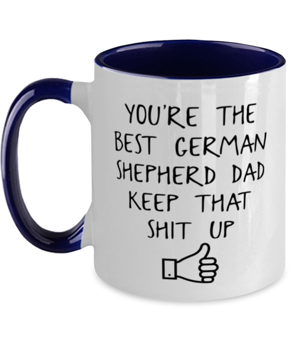 German Shepherd Dad Coffee Mug Ceramic Cup