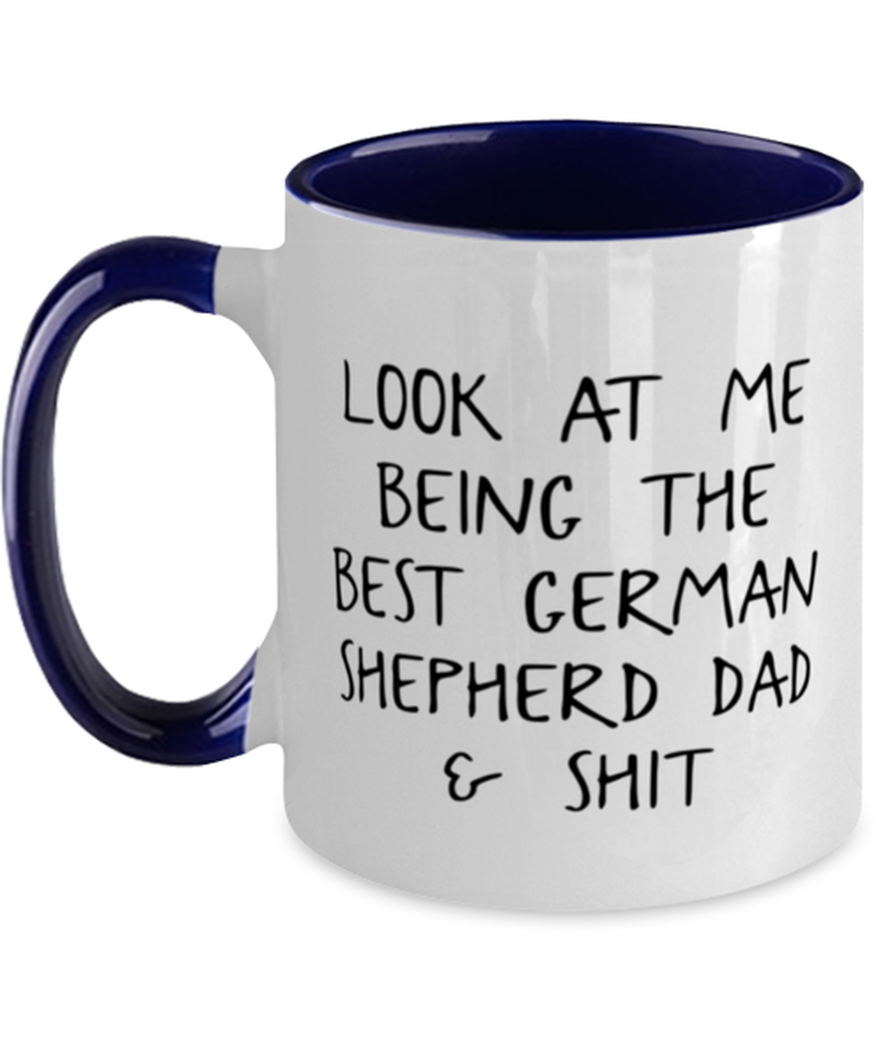 German Shepherd Dad Coffee Mug Ceramic Cup