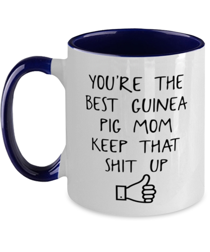 Guinea Pig Mom Coffee Mug Ceramic Cup