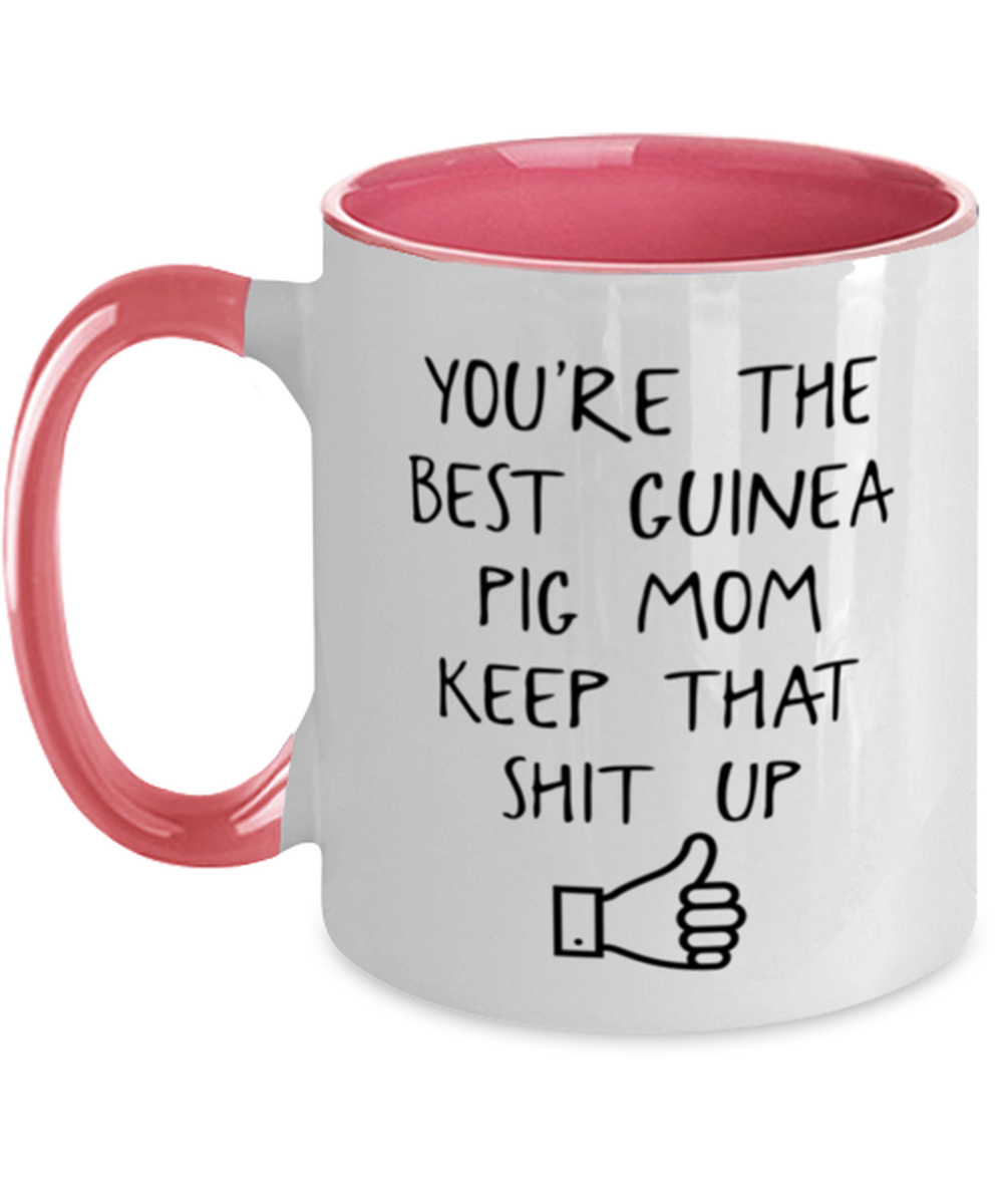 Guinea Pig Mom Coffee Mug Ceramic Cup