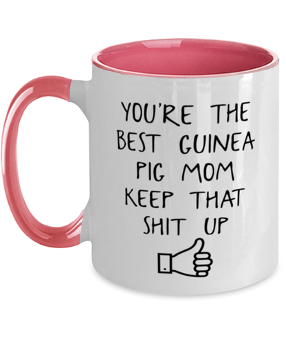 Guinea Pig Mom Coffee Mug Ceramic Cup