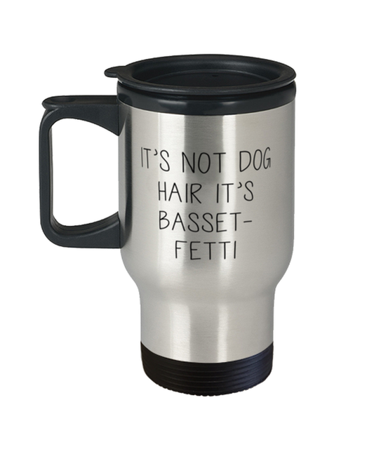 Basset Hound Travel Coffee Mug Tumbler Cup