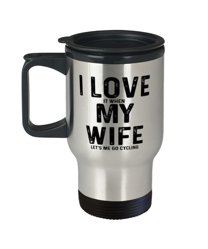 Cycling Travel Coffee Mug Tumbler Cup