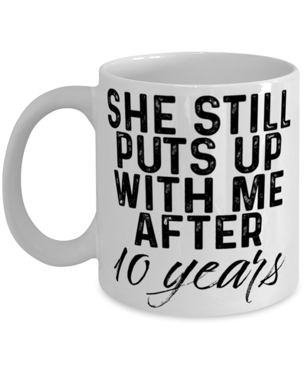 10th Anniversary Husband Coffee Mug Ceramic Cup