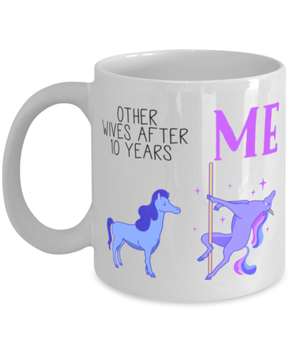 10th Anniversary Wife Coffee Mug Ceramic Cup