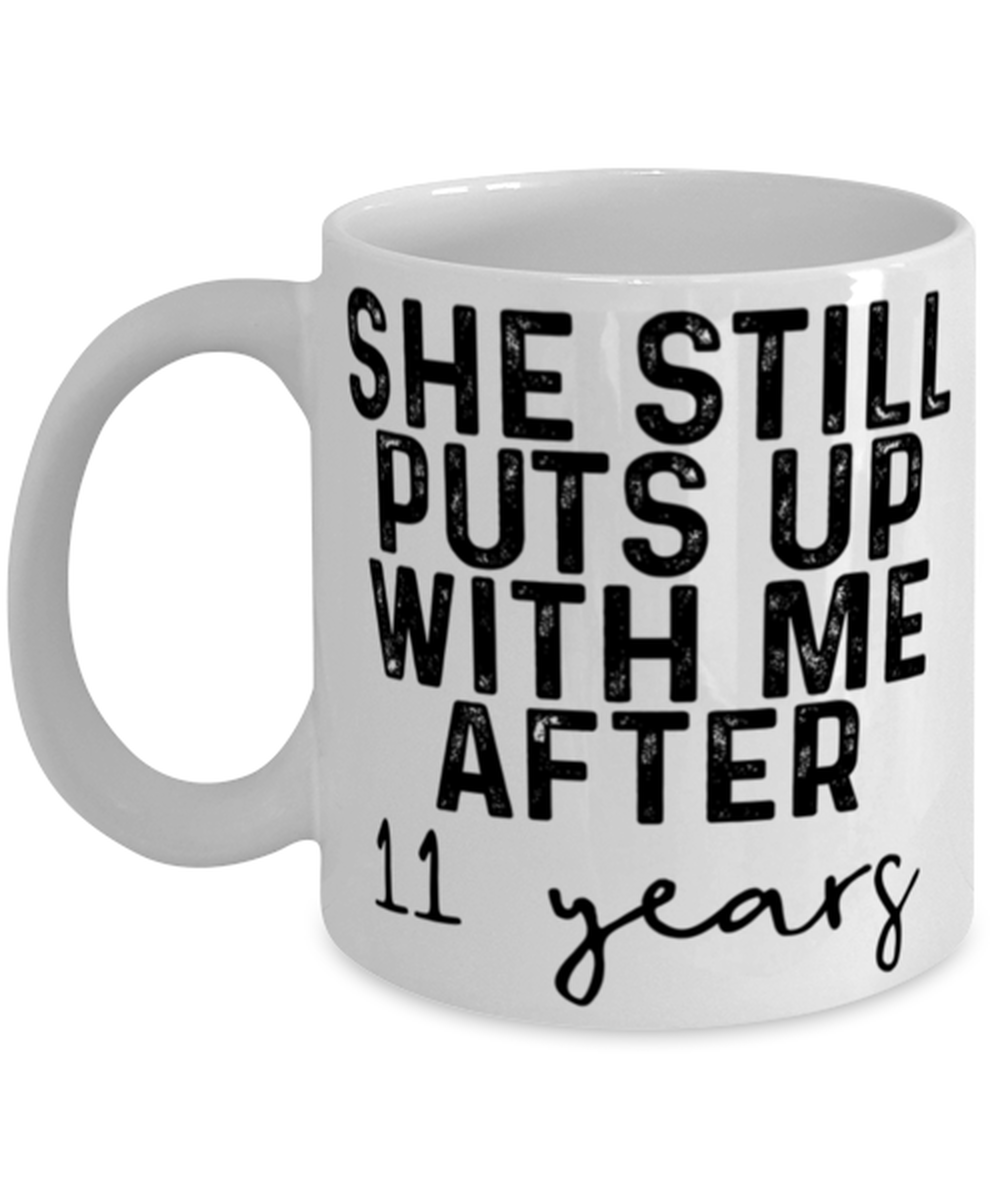 11th Anniversary Husband Coffee Mug Ceramic Cup