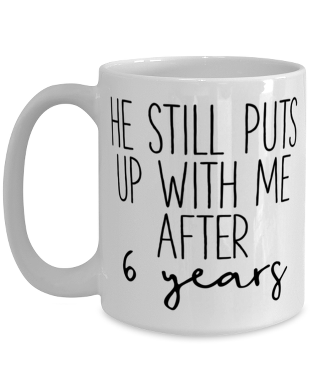 6th Anniversary Wife Coffee Mug Ceramic Cup