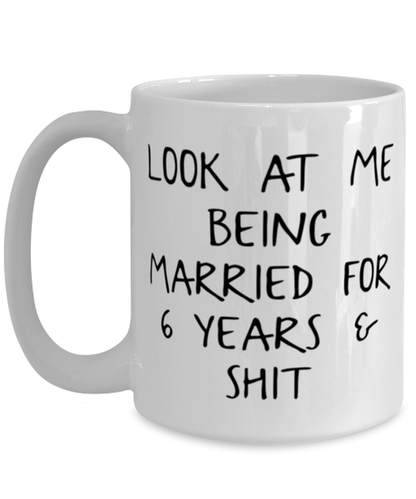 6th Anniversary Coffee Mug Ceramic Cup