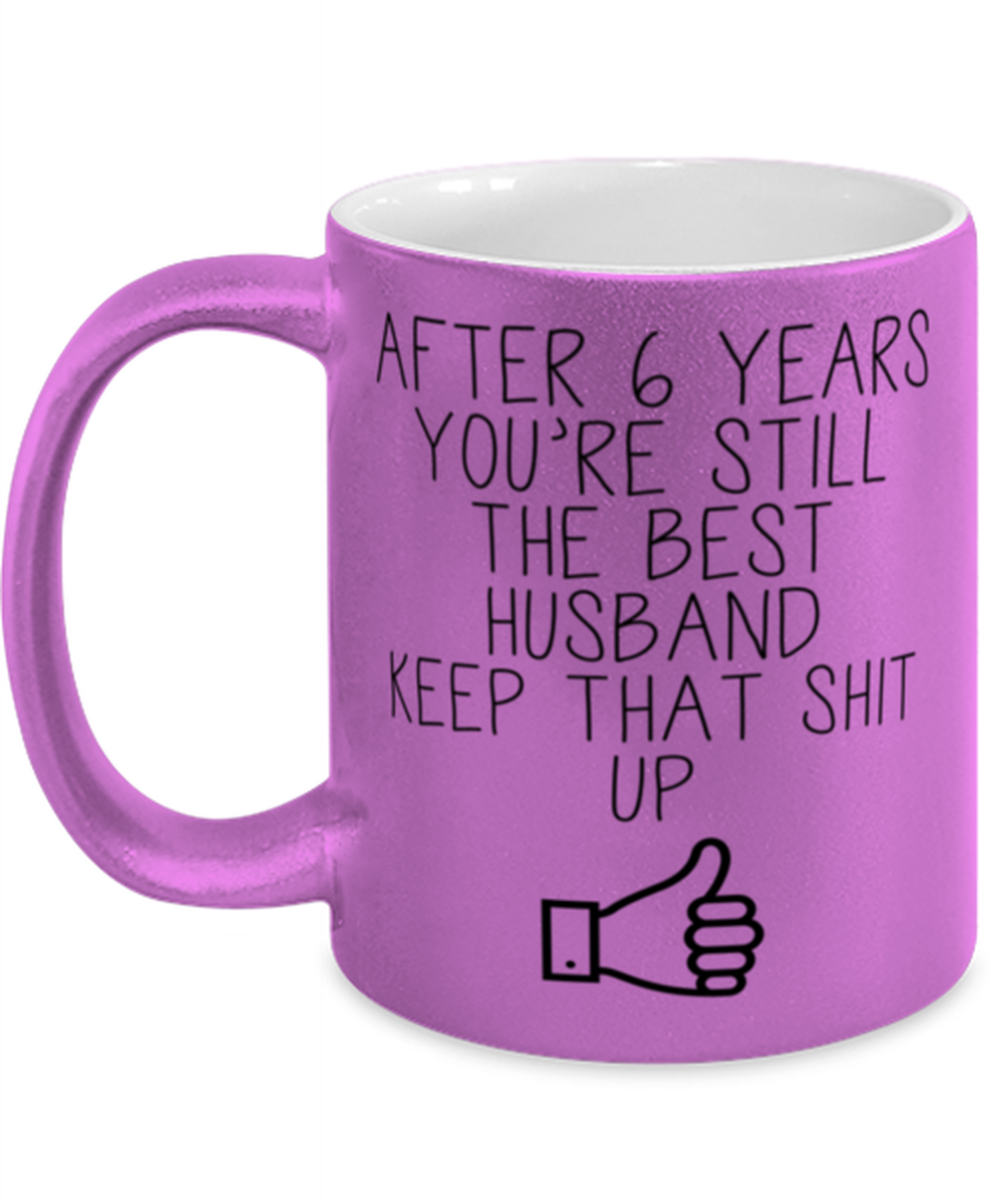 6th Anniversary Husband Coffee Mug Ceramic Cup