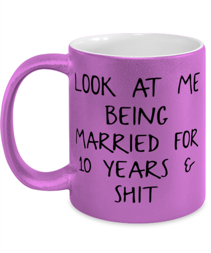 10th Anniversary Coffee Mug Ceramic Cup