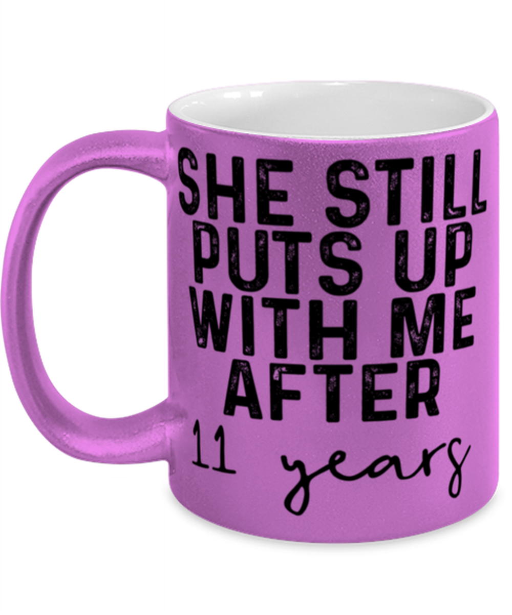 11th Anniversary Husband Coffee Mug Ceramic Cup