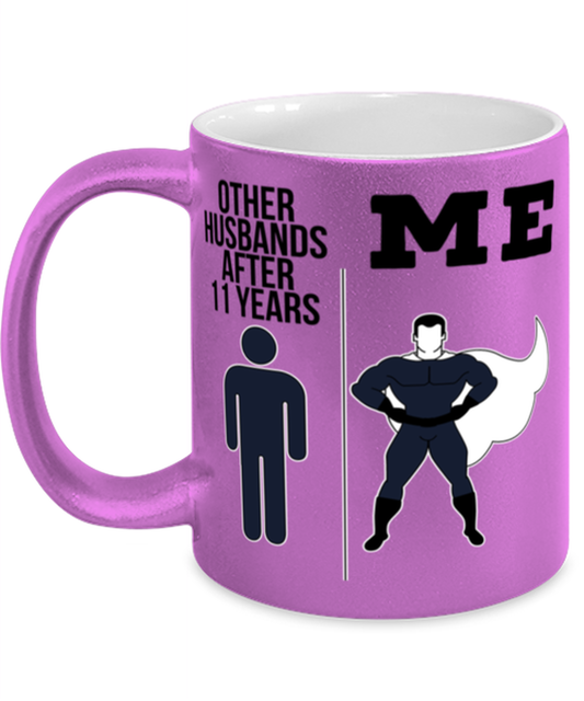 11th Anniversary Husband Coffee Mug Ceramic Cup