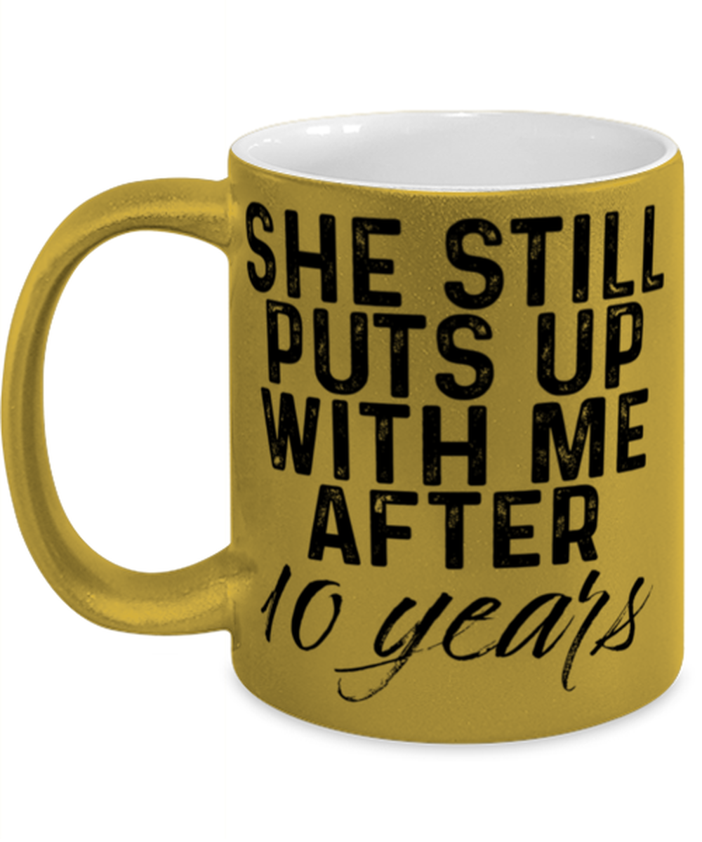 10th Anniversary Husband Coffee Mug Ceramic Cup