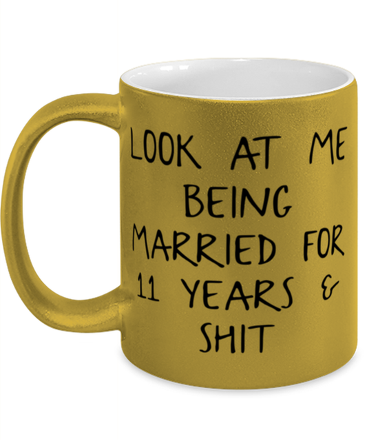 11th Anniversary Coffee Mug Ceramic Cup