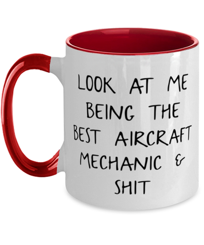 Aircraft Mechanic Coffee Mug Ceramic Cup