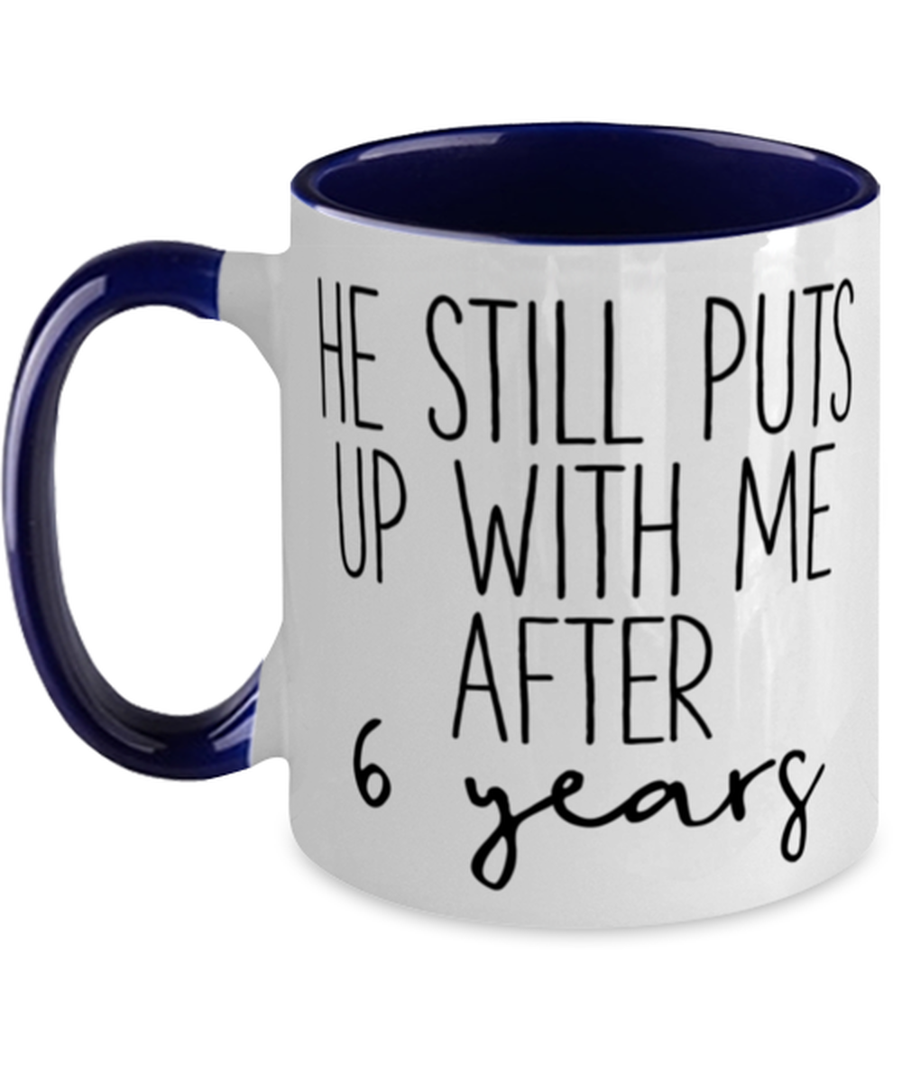 6th Anniversary Wife Coffee Mug Ceramic Cup