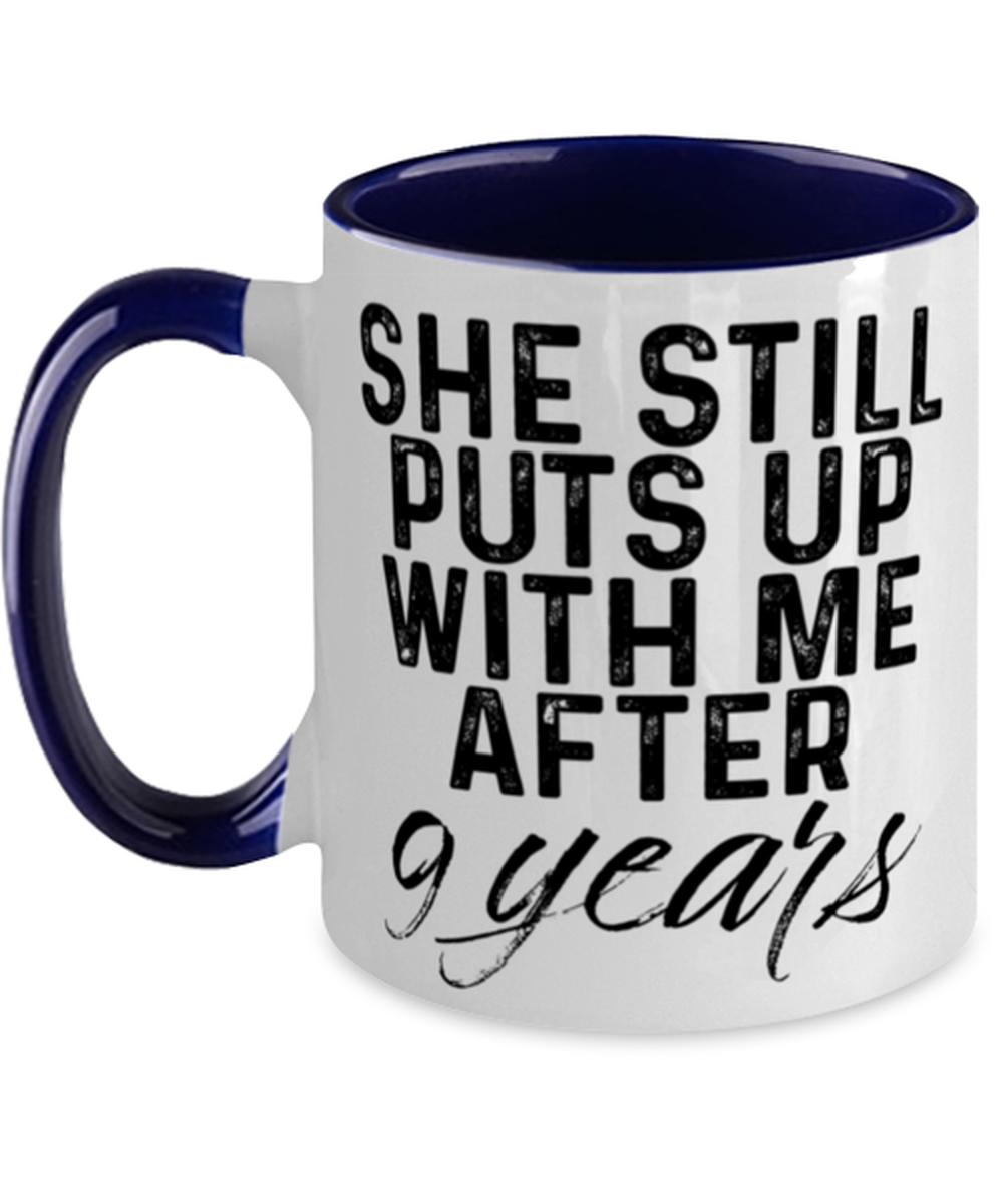 9th Anniversary Husband Coffee Mug Ceramic Cup