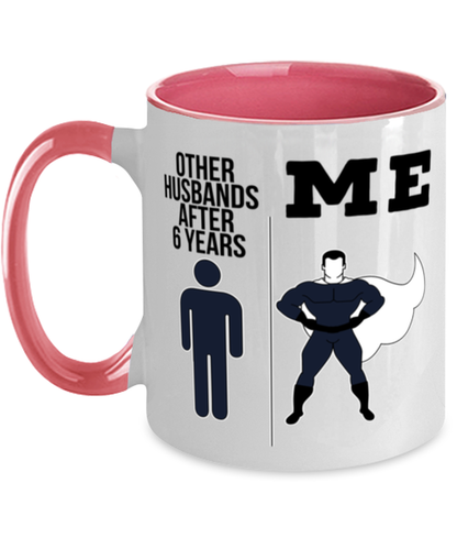 6th Anniversary Husband Coffee Mug Ceramic Cup