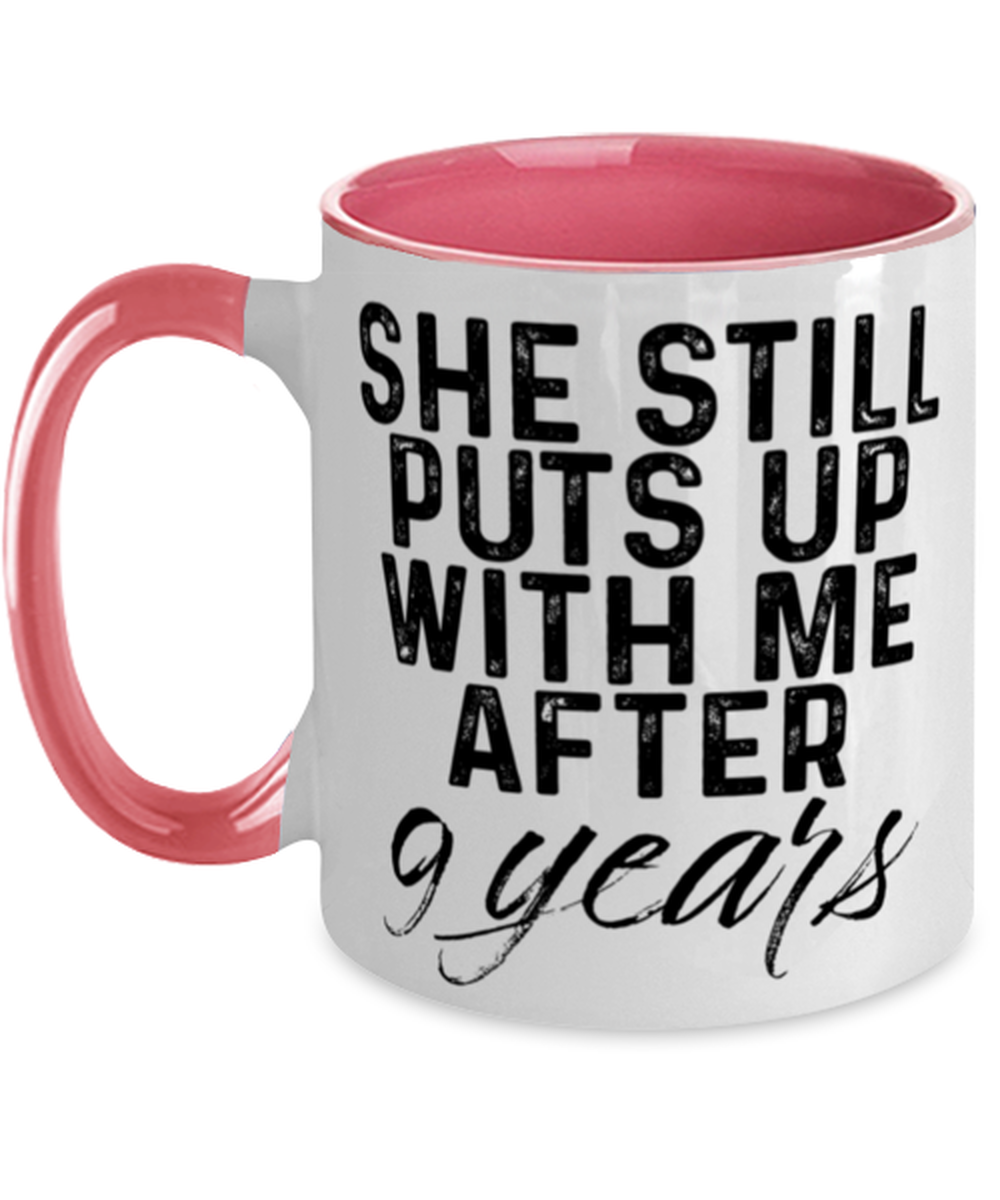 9th Anniversary Husband Coffee Mug Ceramic Cup