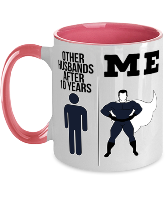 10th Anniversary Husband Coffee Mug Ceramic Cup