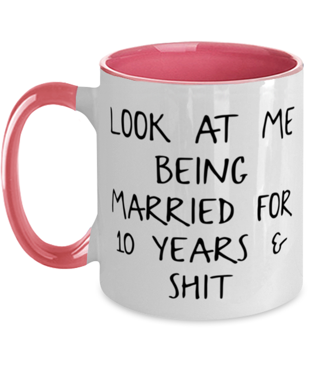 10th Anniversary Coffee Mug Ceramic Cup