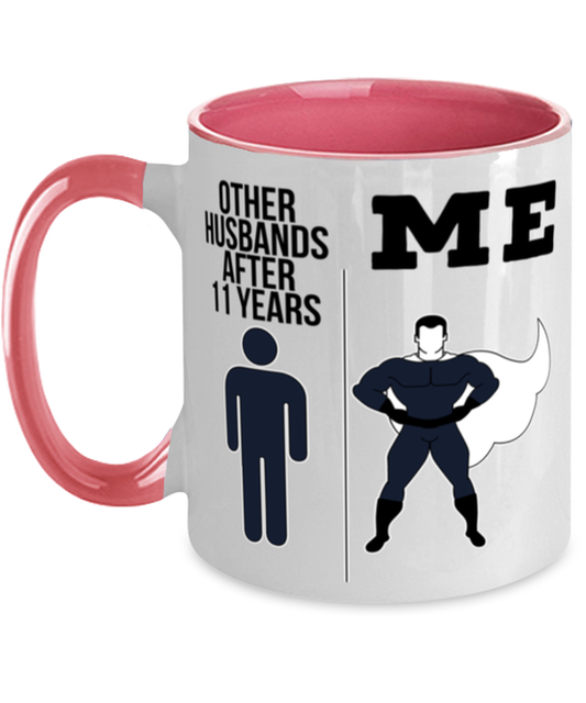 11th Anniversary Husband Coffee Mug Ceramic Cup