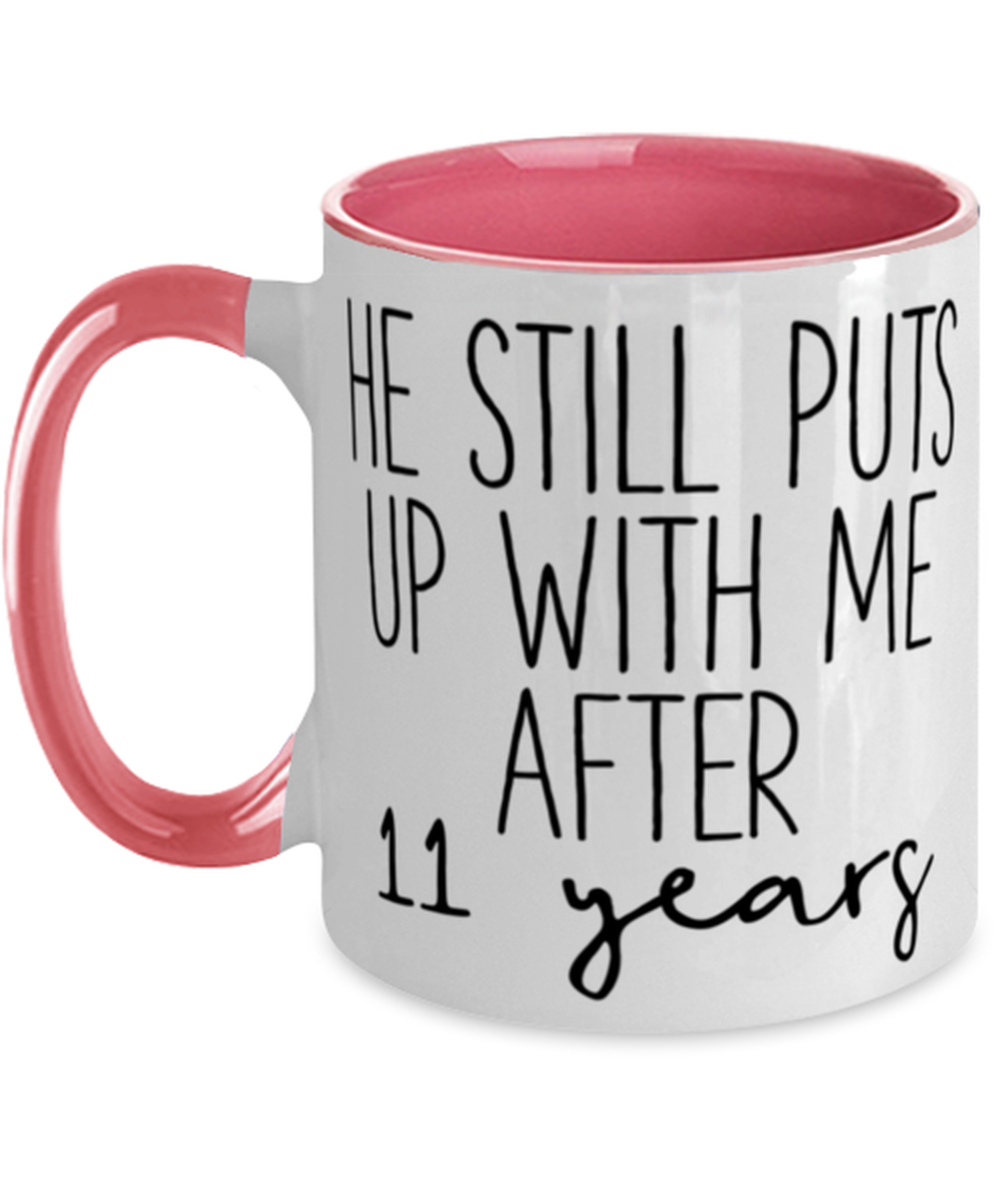 11th Anniversary Wife Coffee Mug Ceramic Cup