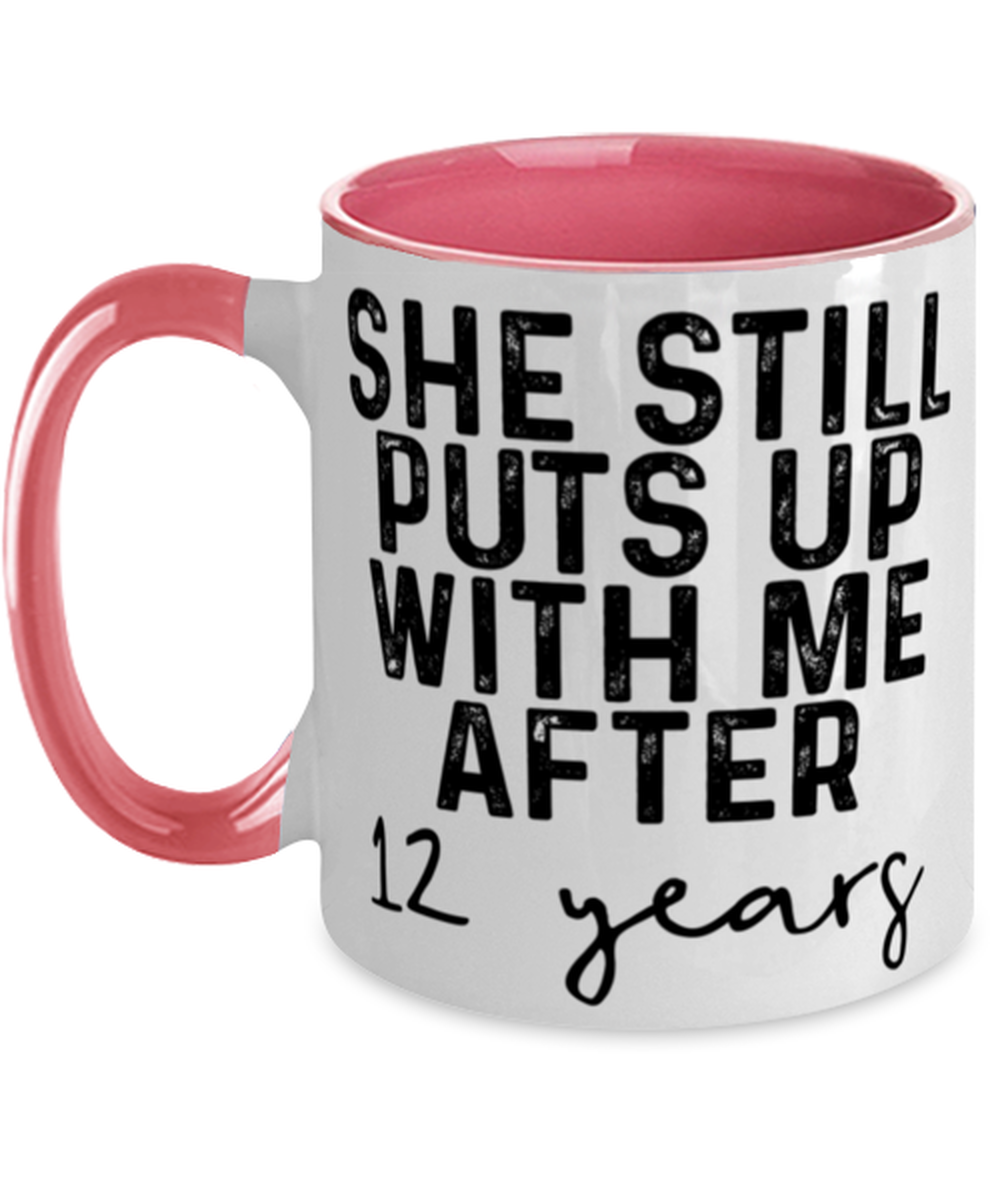 12th Anniversary Husband Coffee Mug Ceramic Cup