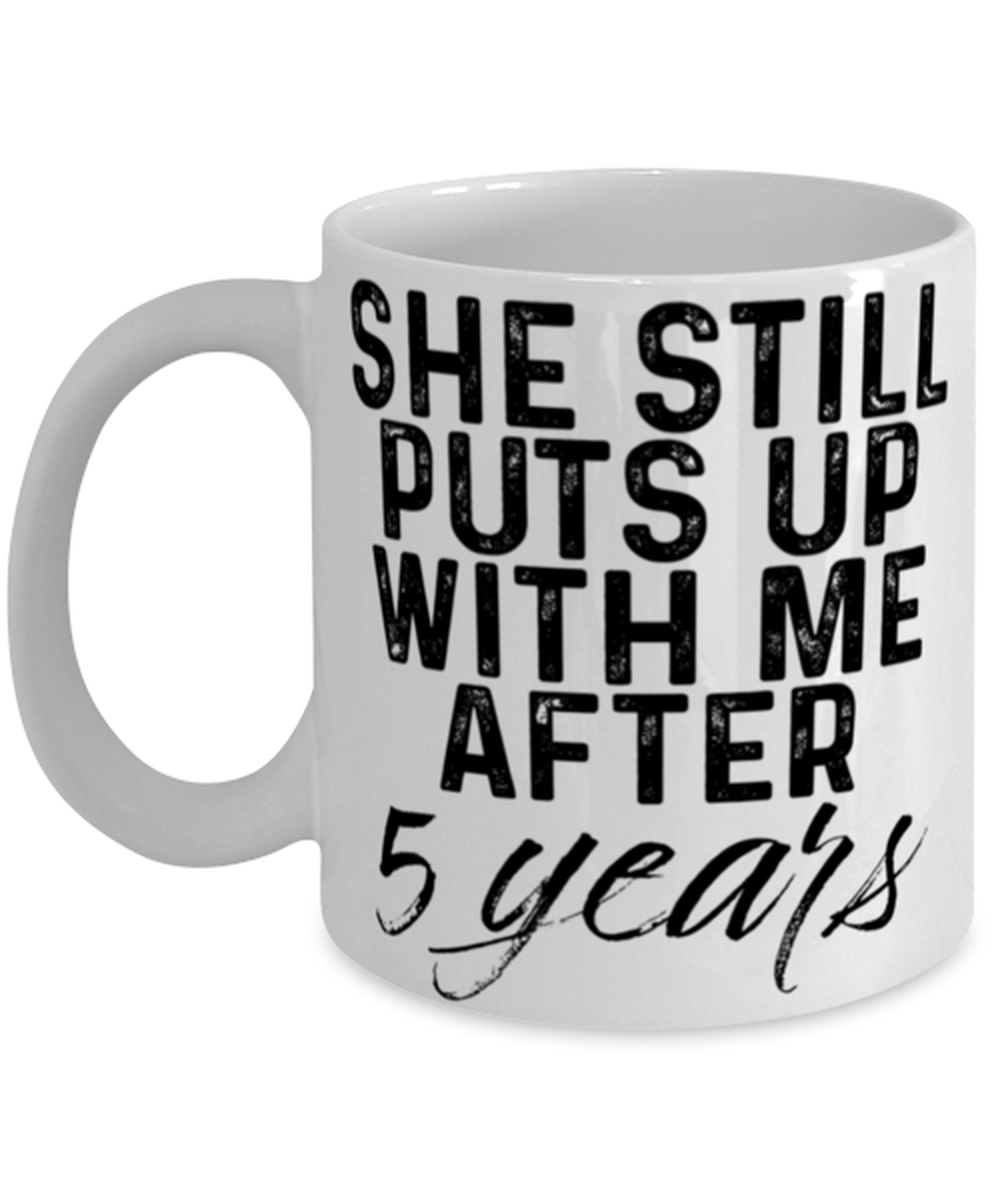 5th Anniversary Husband Coffee Mug Ceramic Cup