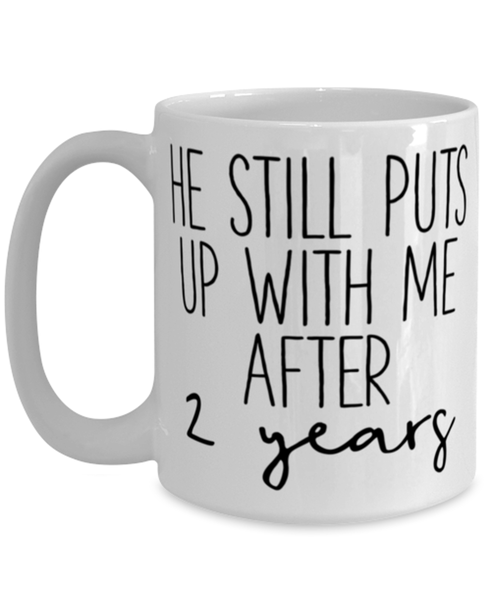 2nd Anniversary Wife Coffee Mug Ceramic Cup