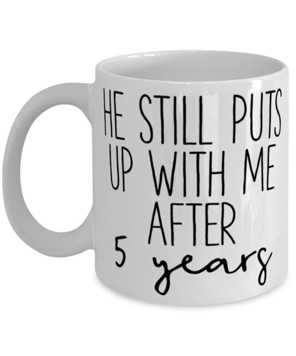 5th Anniversary Wife Coffee Mug Ceramic Cup