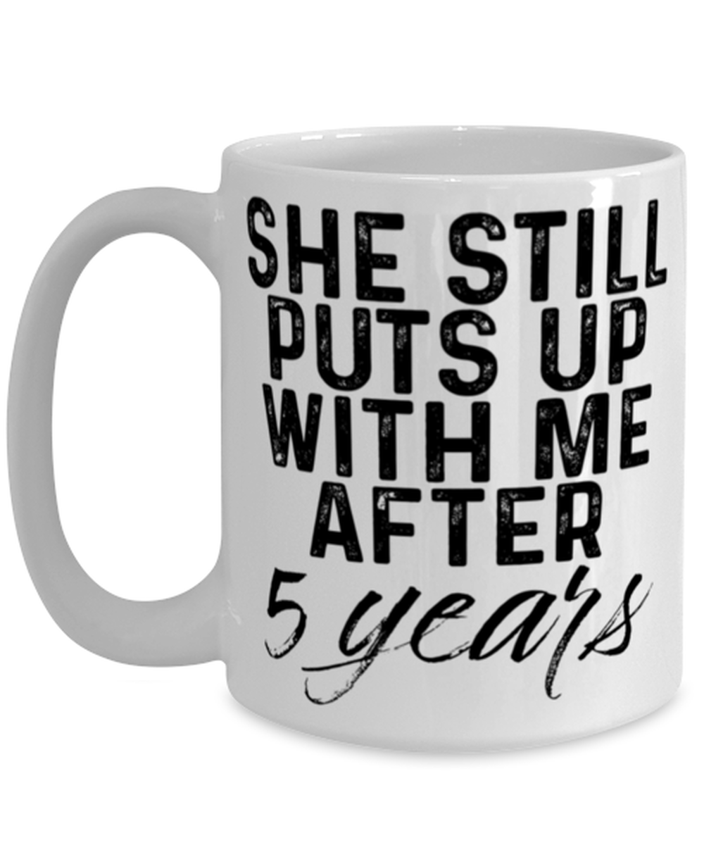 5th Anniversary Husband Coffee Mug Ceramic Cup