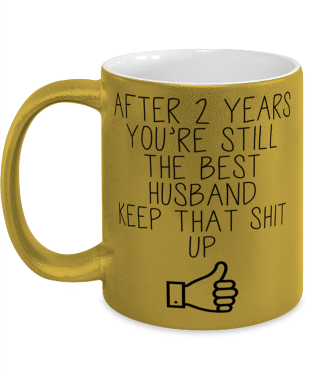 2nd Anniversary Husband Coffee Mug Ceramic Cup