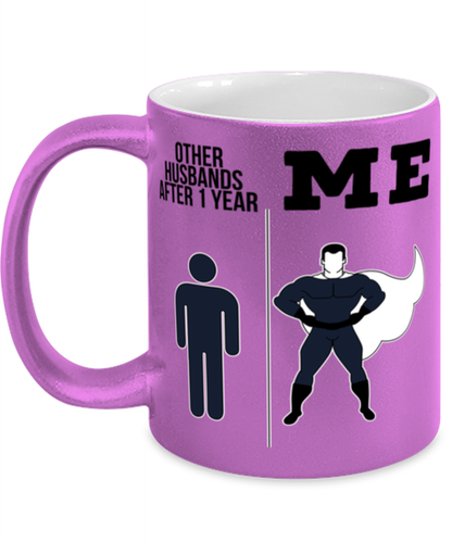 First Anniversary Coffee Mug Ceramic Cup