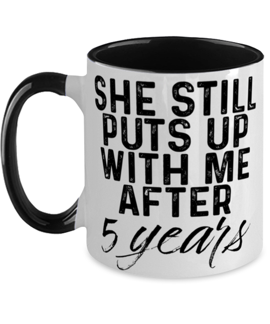 5th Anniversary Husband Coffee Mug Ceramic Cup