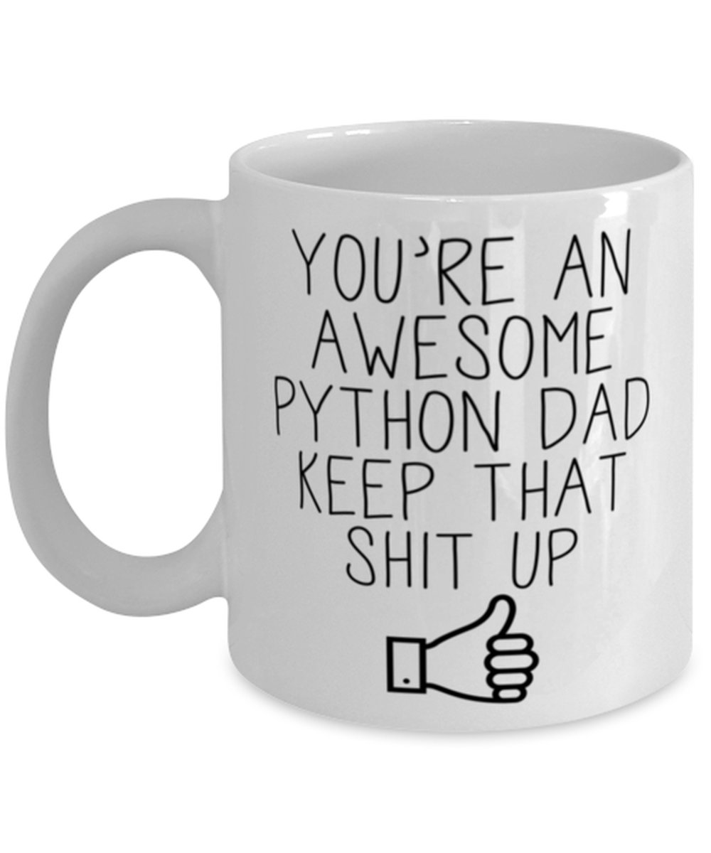 Python Dad Coffee Mug Ceramic Cup