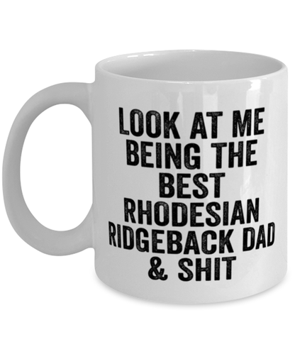 Rhodesian Ridgeback Dad Coffee Mug Ceramic Cup