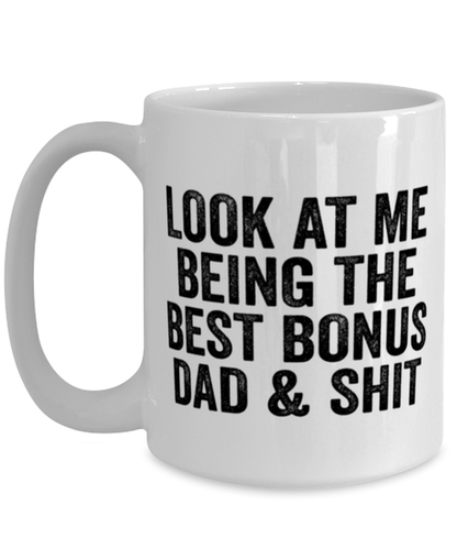 Bonus Dad Coffee Mug Ceramic Cup