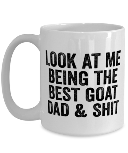 Goat Dad Coffee Mug Ceramic Cup