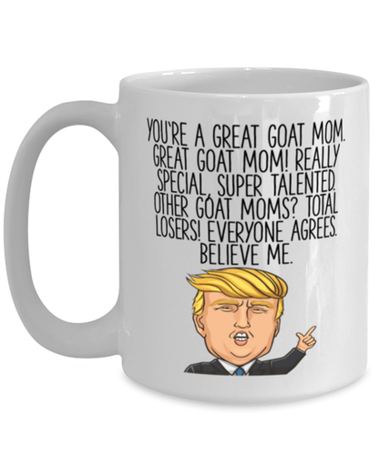 Goat Mom Coffee Mug Ceramic Cup