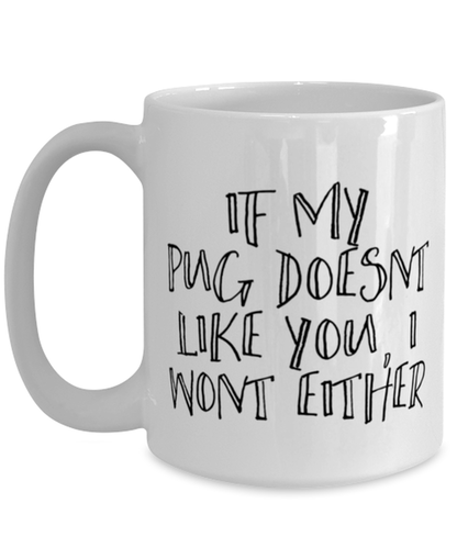 Pug Coffee Mug Ceramic Cup