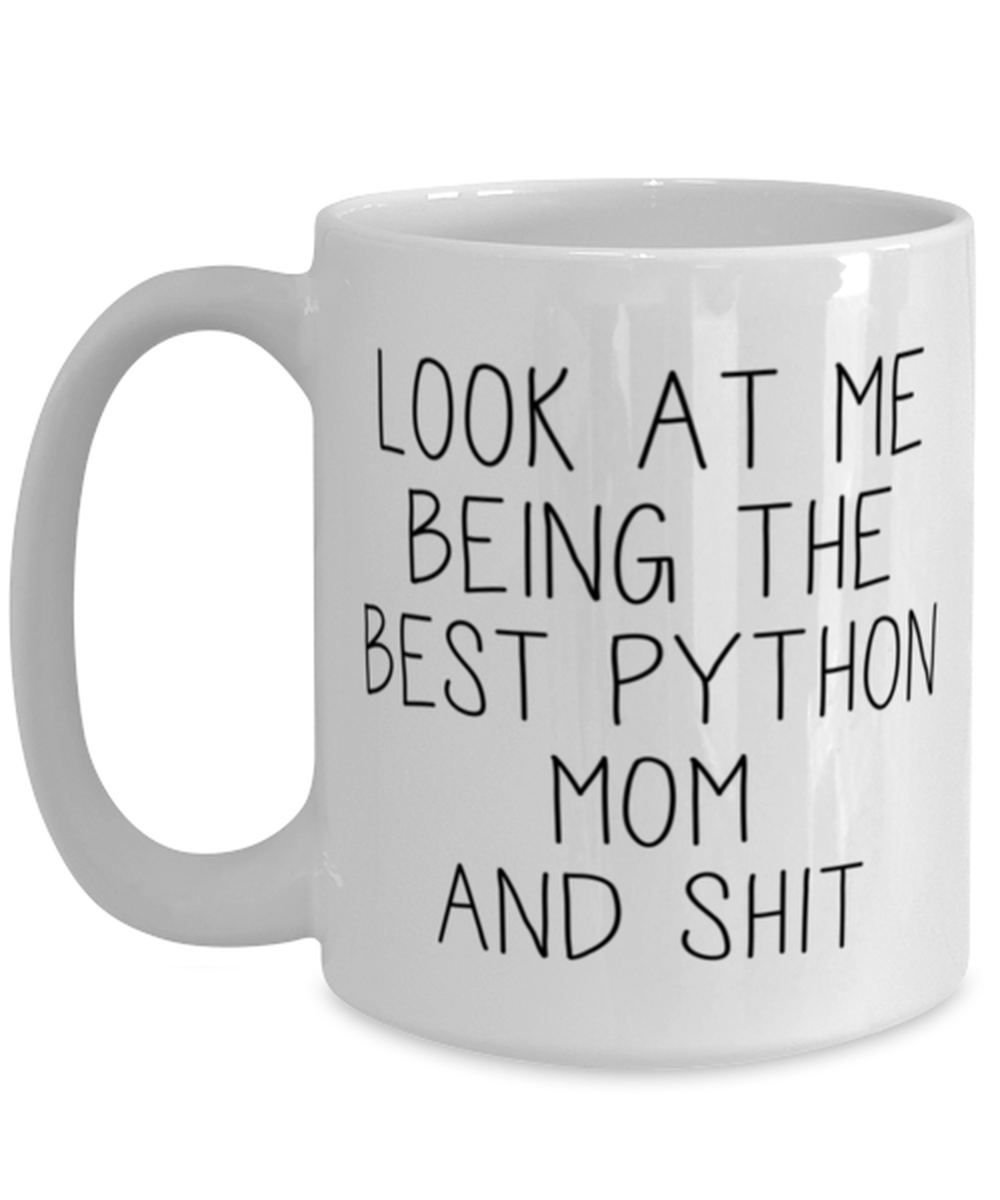 Python Mom Coffee Mug Ceramic Cup