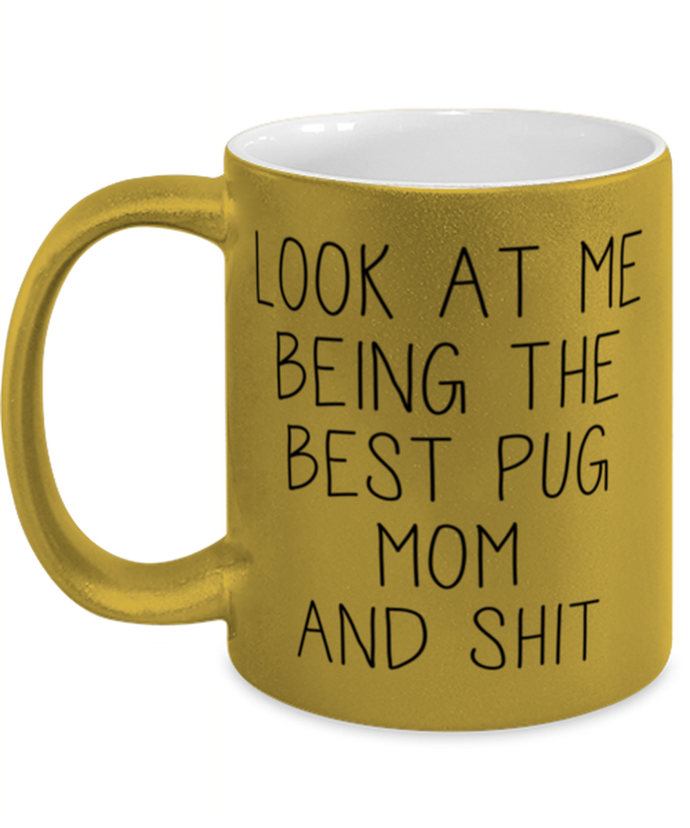 Pug Mom Coffee Mug Ceramic Cup