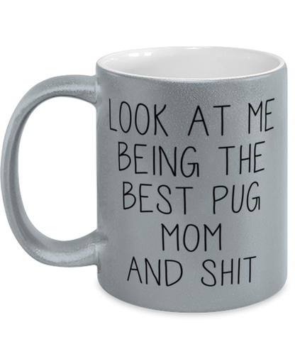 Pug Mom Coffee Mug Ceramic Cup