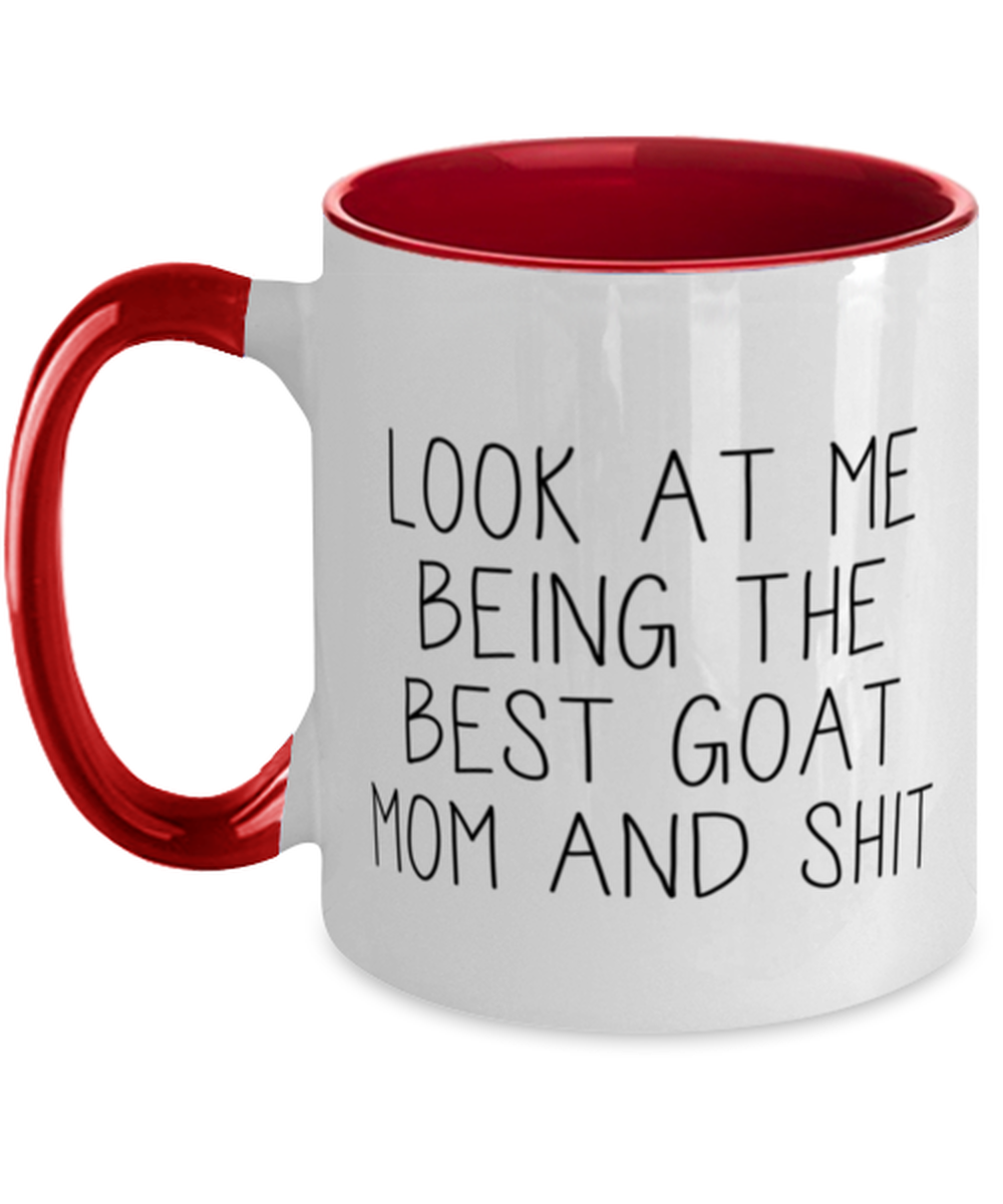 Goat Mom Coffee Mug Ceramic Cup