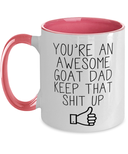 Goat Dad Coffee Mug Ceramic Cup