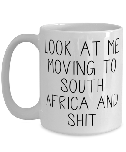 Moving to South Africa Coffee Mug Ceramic Cup