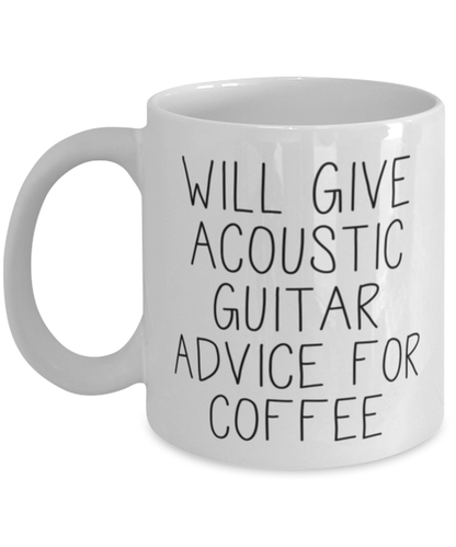 Acoustic Guitar Guitarist Coffee Mug Ceramic Cup