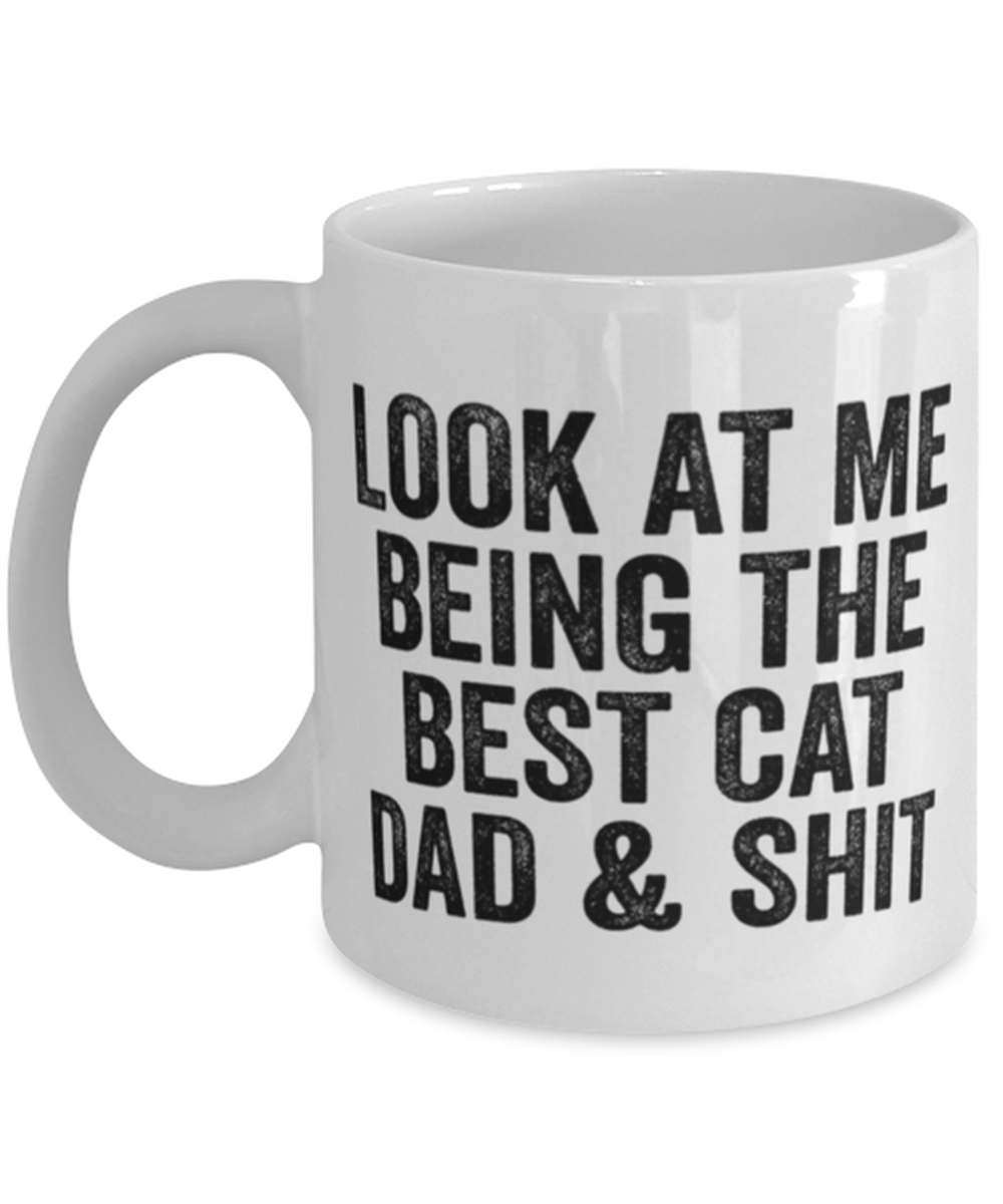 Cat Dad Coffee Mug Ceramic Cup