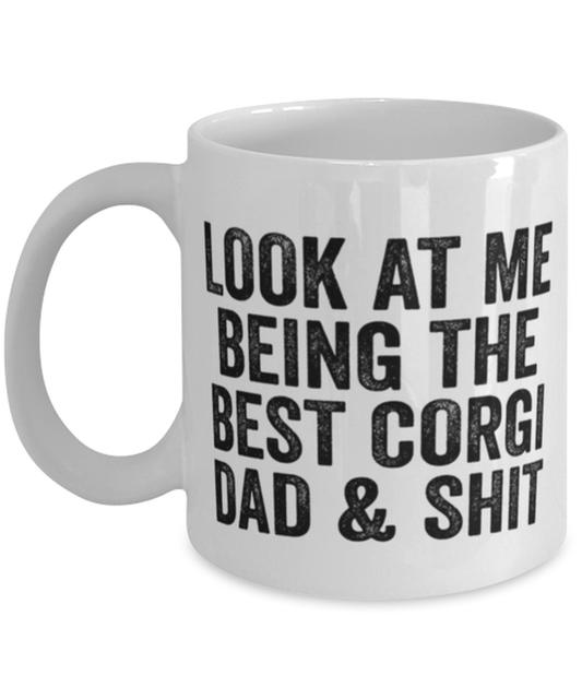 Corgi Dad Coffee Mug Ceramic Cup